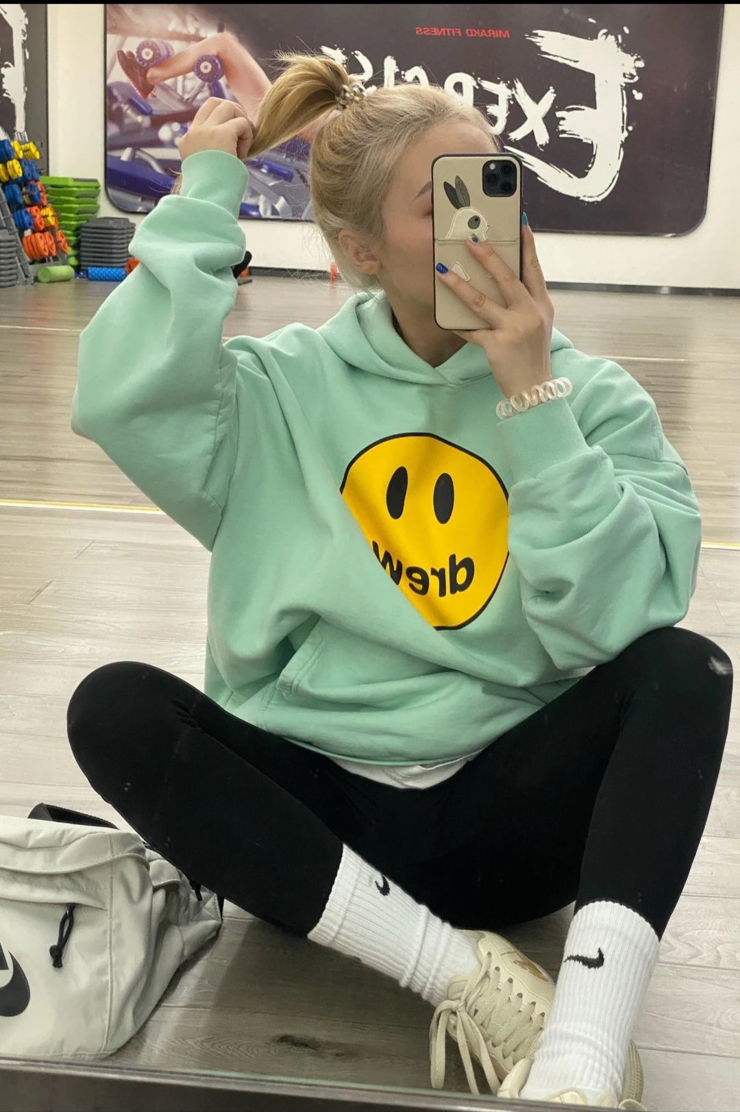 Drew House Smiley Face Hoodie Yellow - 9