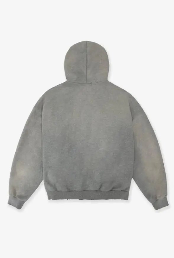 GAP x God Versus Prayers Distressed Black Hoodie - 7