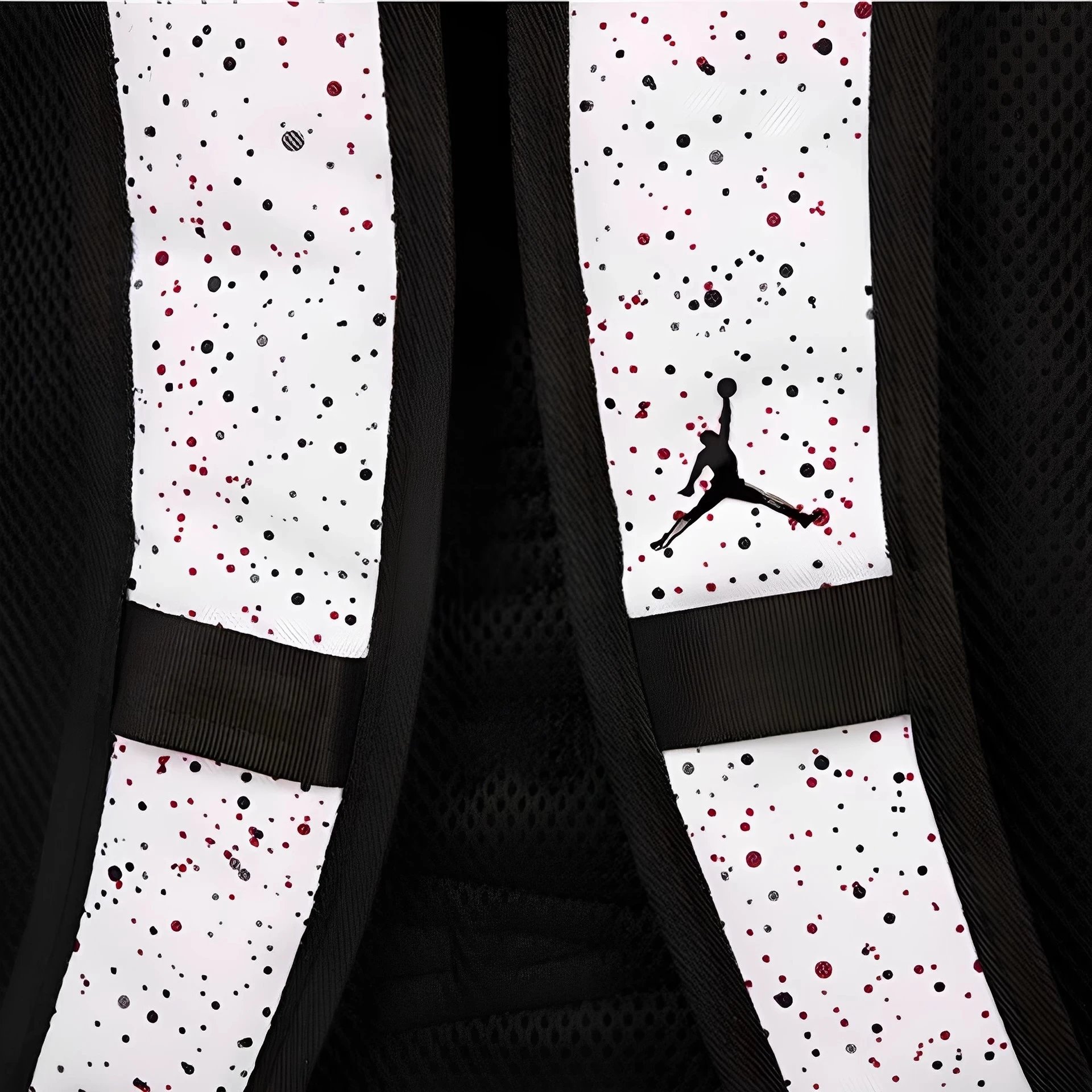 Air Jordan Graphic Print Backpack White Multicolor - 11