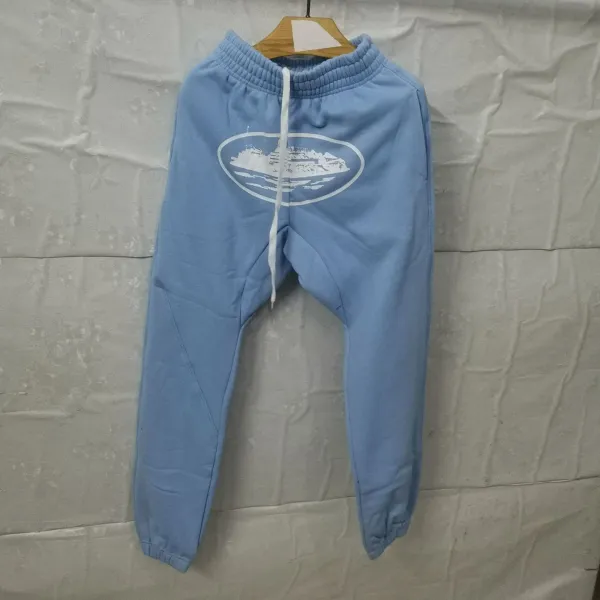 Design Ship Print Gray Sweatpants - 26