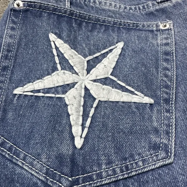 Denim Tears White Pleated Straight-Leg Jeans - 15