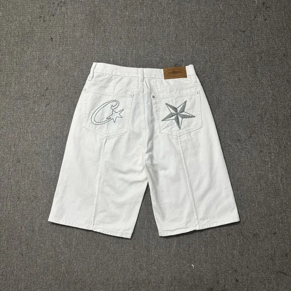Denim Tears White Pleated Straight-Leg Jeans - 27
