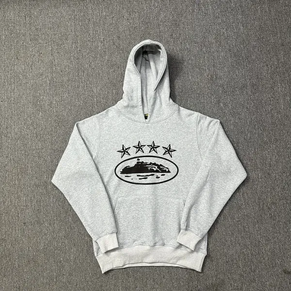 Design Ship Print Gray Sweatpants - 74