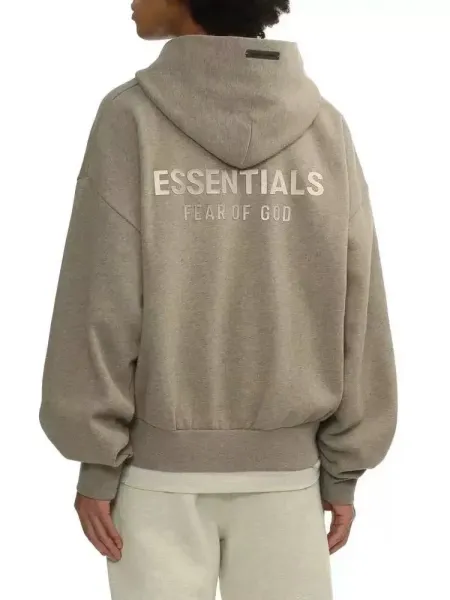 Design Oversized Zip-Up Hoodie Gray - 18