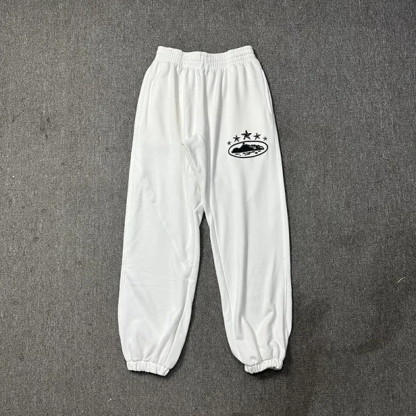 Design Ship Print Gray Sweatpants - 8
