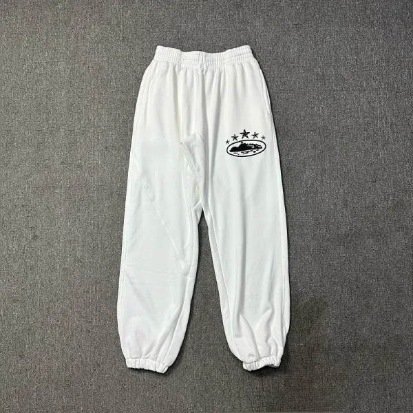 Design Ship Print Gray Sweatpants - 10