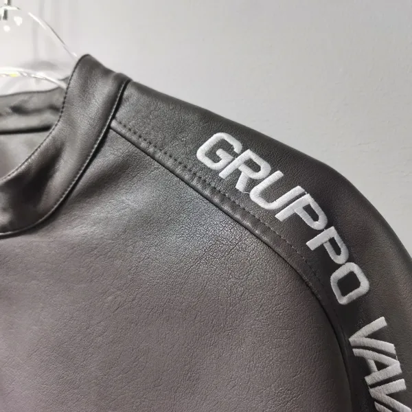 Design Vaffanculo Racing 46 Leather Jacket Black Multicolor Outerwear.leather Jacket - 7