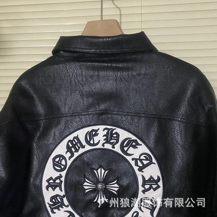 Chrome Hearts Leather Jacket Black - 11