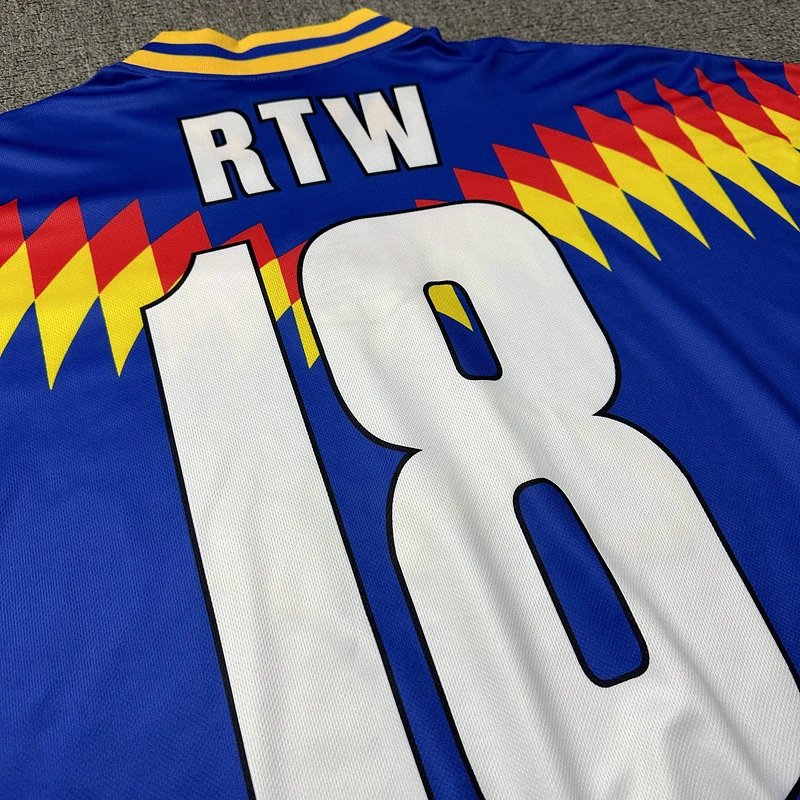 Rules The World x Corteiz Football Jersey White Red Yellow - 10