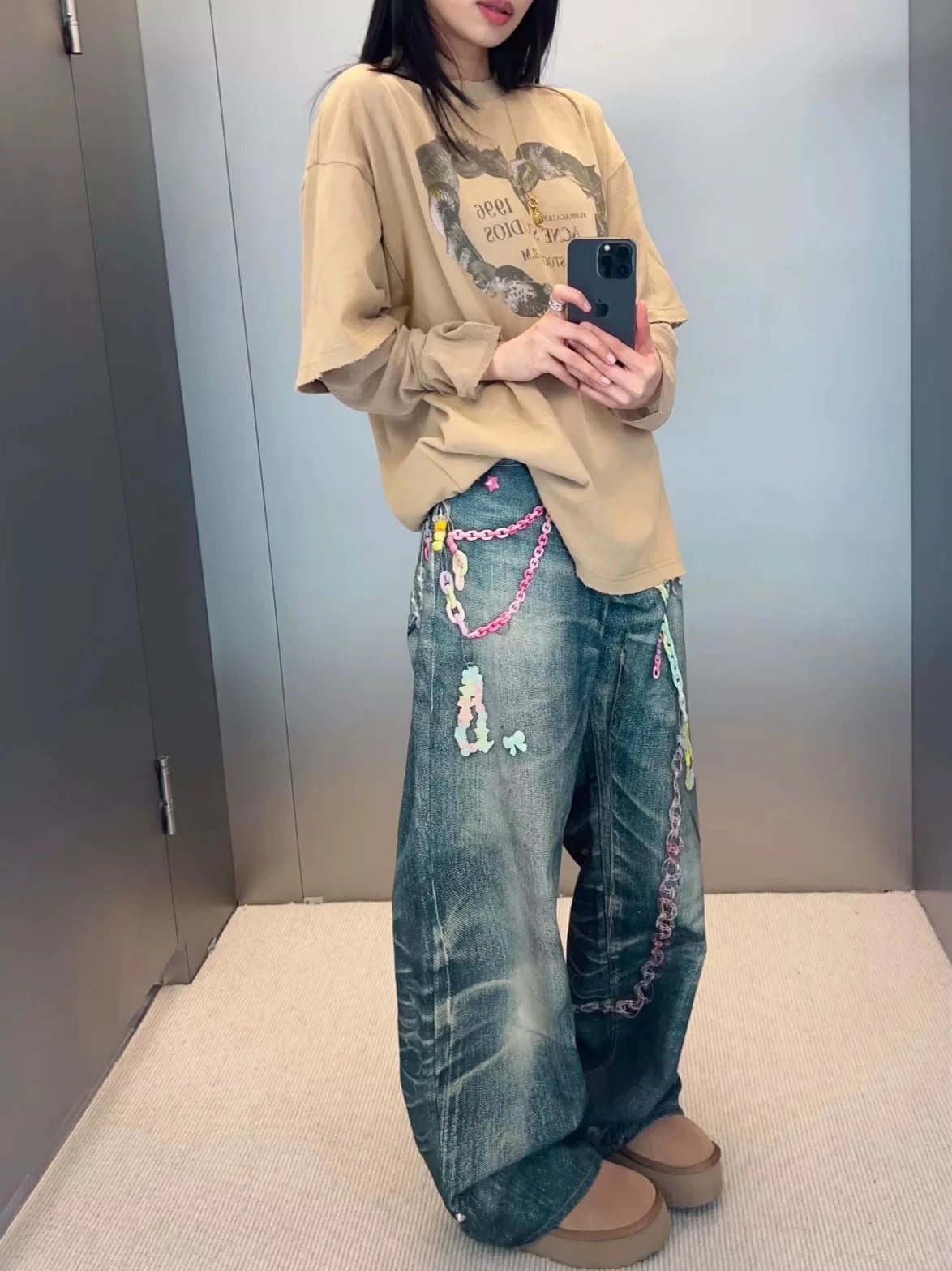 Design Custom Embellished Denim Shorts Multicolor - 8
