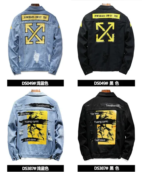 Design Trendsetter Toy Boy Yuang Cynic Card Slave Denim Jacket Black Denim Jacket - 6
