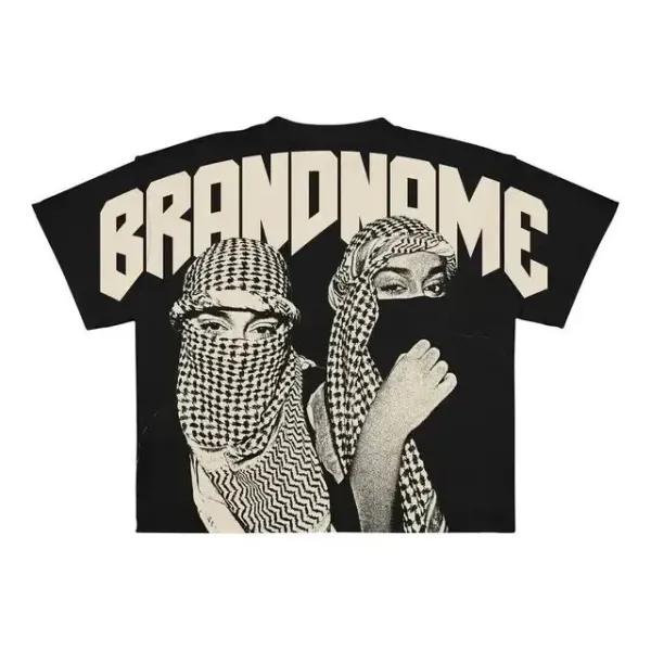 Design Money Is The Motive Graphic T-Shirt Beige - 14