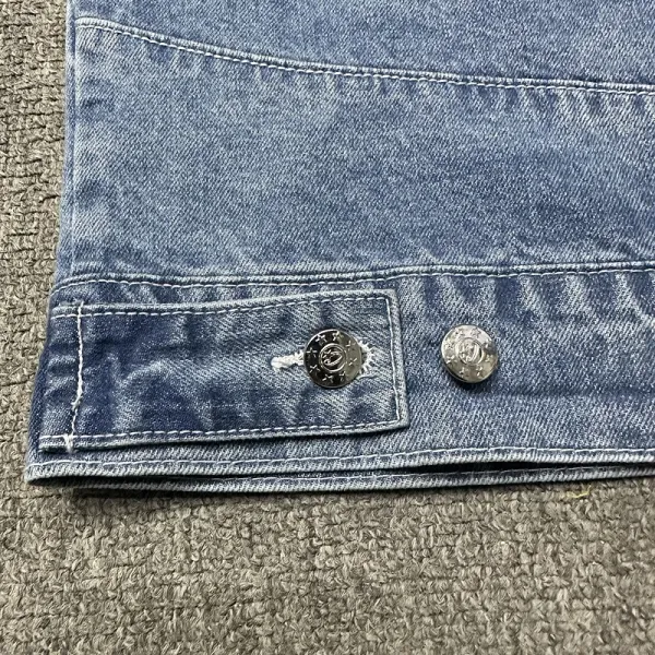 Denim Tears White Pleated Straight-Leg Jeans - 9