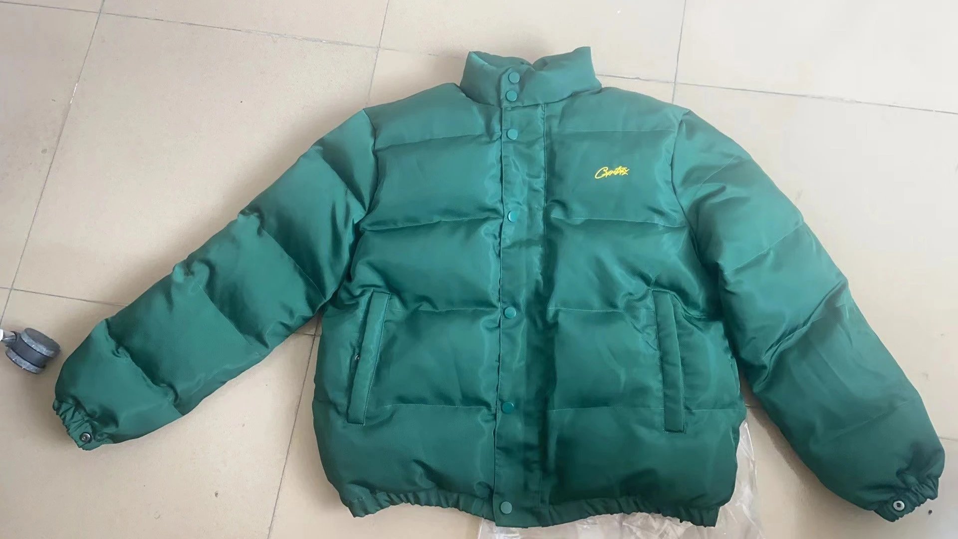 Design Cortez Puffer Jacket Light Gray Down Jacket - 4