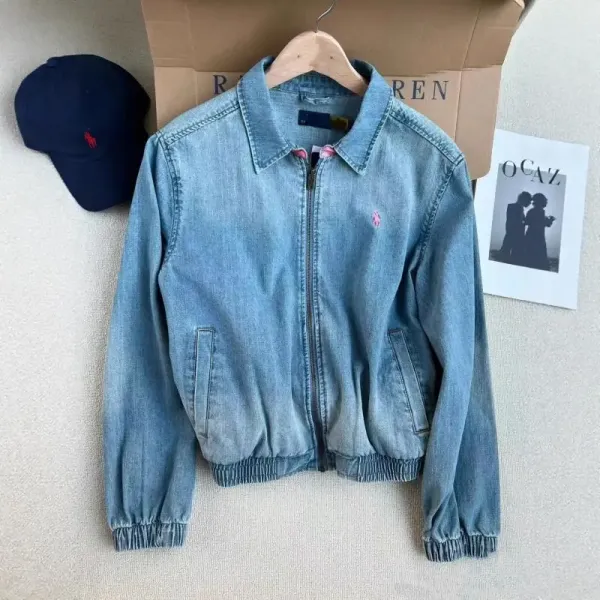 Polo Ralph Lauren Denim Jacket Light Wash Blue - 1