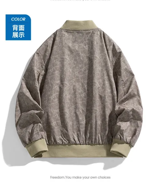 Design Bomber Jacket Pink Crinkle Texture Outerwear - 19