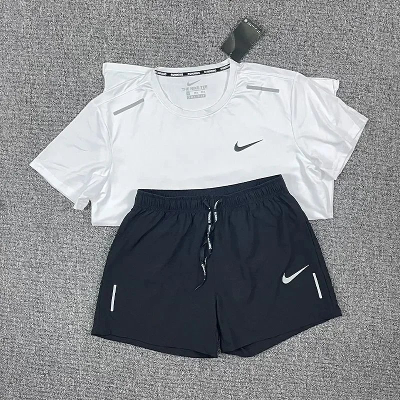 White with Reflective Stripe Pants