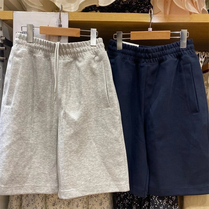 Men's/Women's Loose Sports Shorts Pants Sanitary Pants Solid Color Casual Versatile Spring/Summer New Style E476225