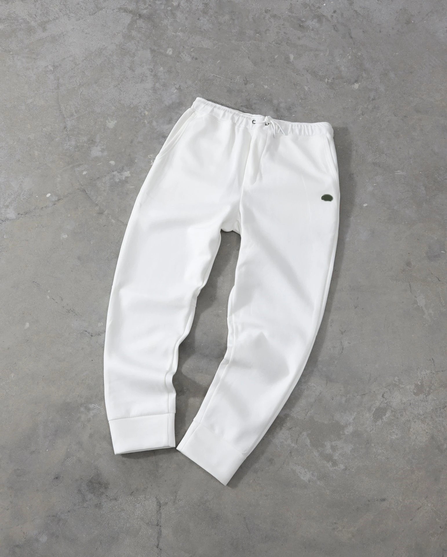 white sweatpants