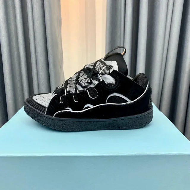 Lanvin Sneakers Curb low-top with oversized braided laces product detail image 11
