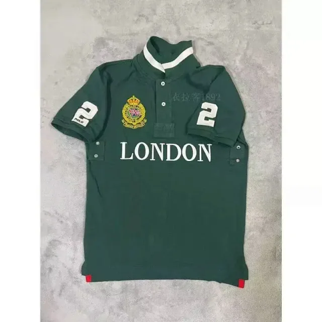 Unbranded Shirts Short-Sleeve City Embroidered Polo Shirt product detail image 12