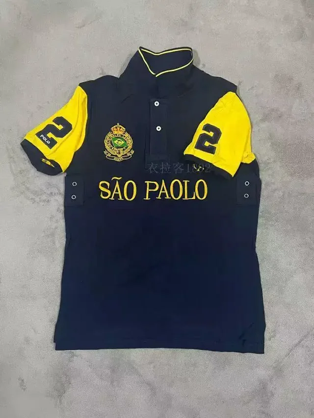 Unbranded Shirts Short-Sleeve City Embroidered Polo Shirt product detail image 10