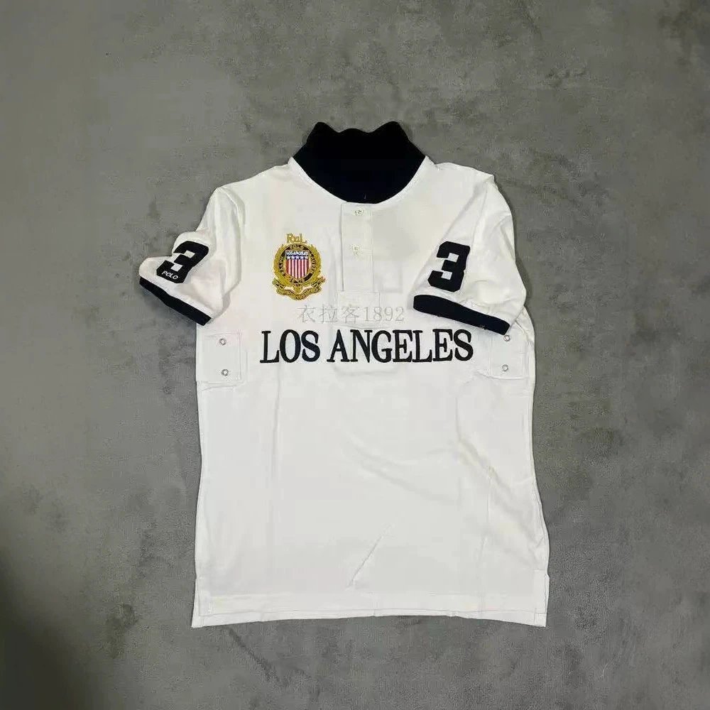 Unbranded Shirts Short-Sleeve City Embroidered Polo Shirt image 3