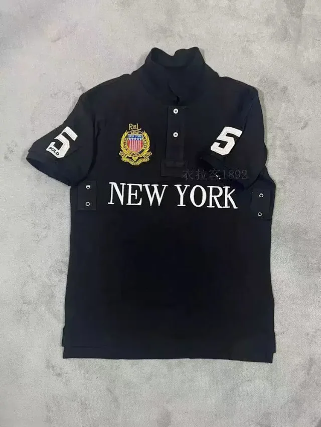 Unbranded Shirts Short-Sleeve City Embroidered Polo Shirt product detail image 7