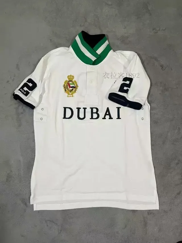 Unbranded Shirts Short-Sleeve City Embroidered Polo Shirt product detail image 15