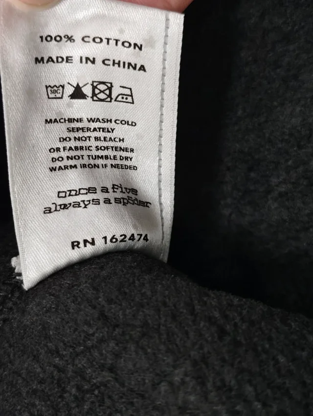 Sp5der Hoodies & Sweatshirts Rhinestone Spider Graphic Hoodie product detail image 6