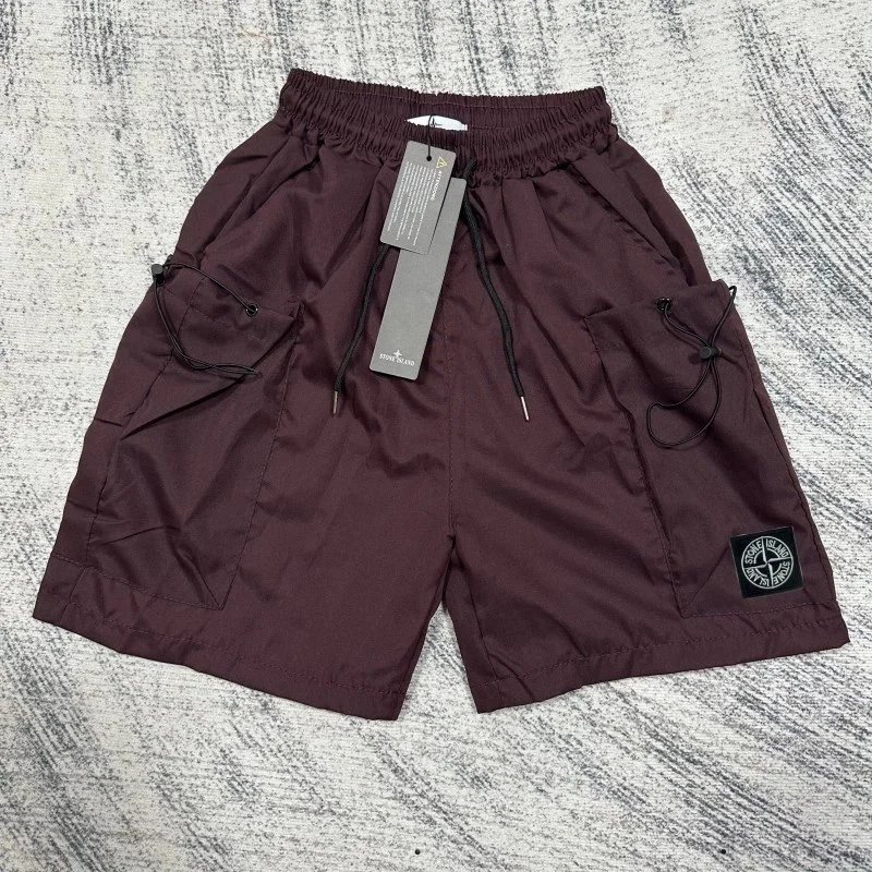 Stone Island Cargo Denim Shorts Blue - 2