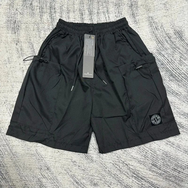 Stone Island Cargo Denim Shorts Blue - 3