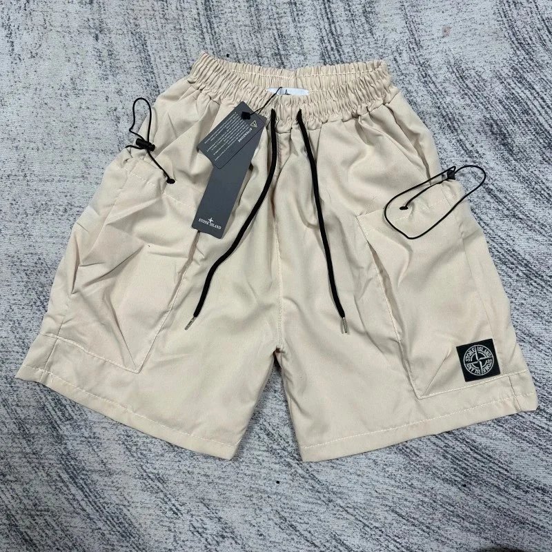 Stone Island Cargo Denim Shorts Blue - 4