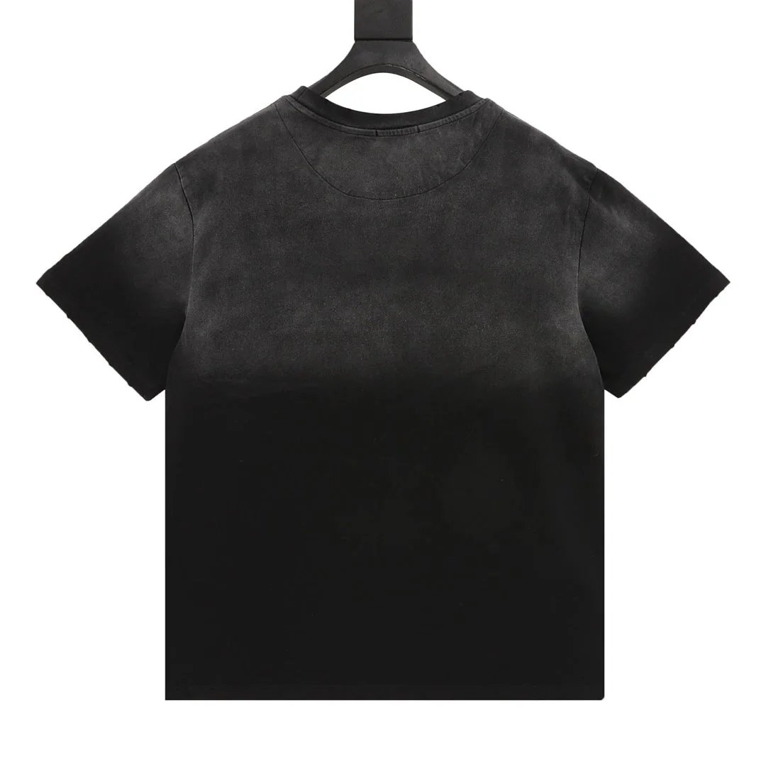 Prada Gradient Washed Triangle Logo T-Shirt