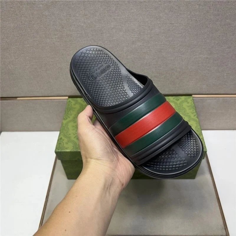 Striped Beach Slide Sandals photo 8