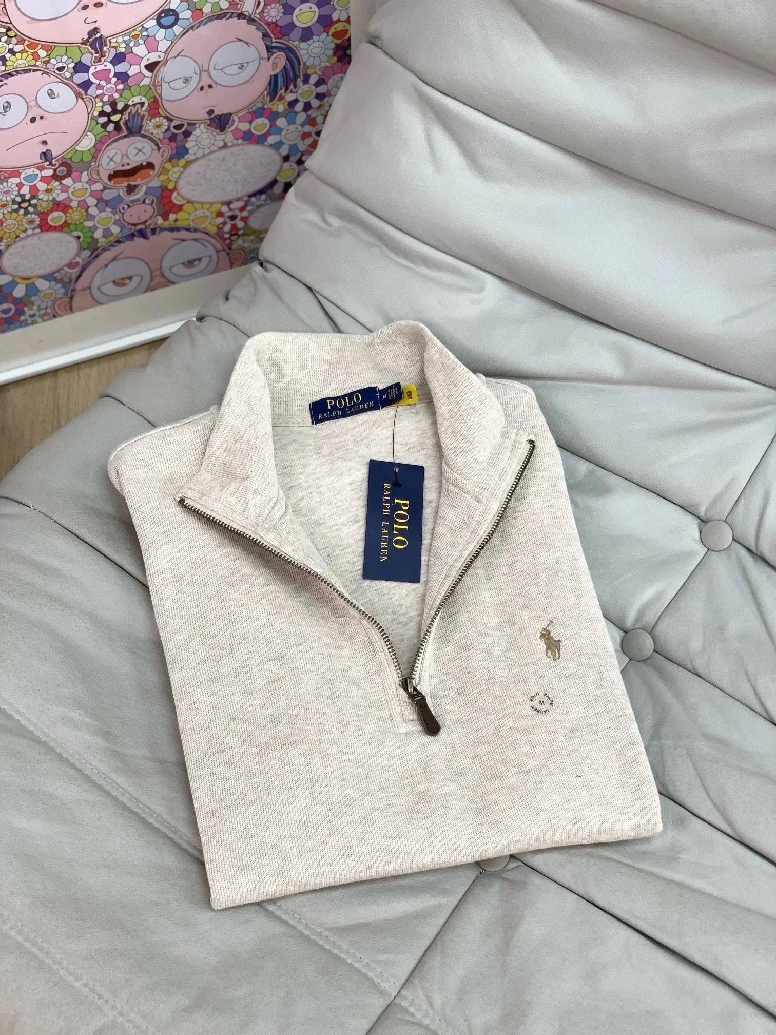 Ralph Lauren Half-Zip Sweatshirt Pony Logo photo 7