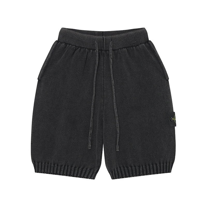 Washed Knit Cotton Shorts photo 2