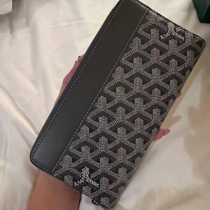 Goyard Saint-Louis Long Wallet Navy Blue Monogram Canvas - 6
