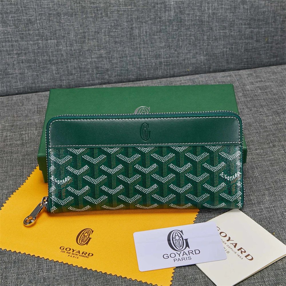 Goyard Saint-Louis Long Wallet Navy Blue Monogram Canvas - 9