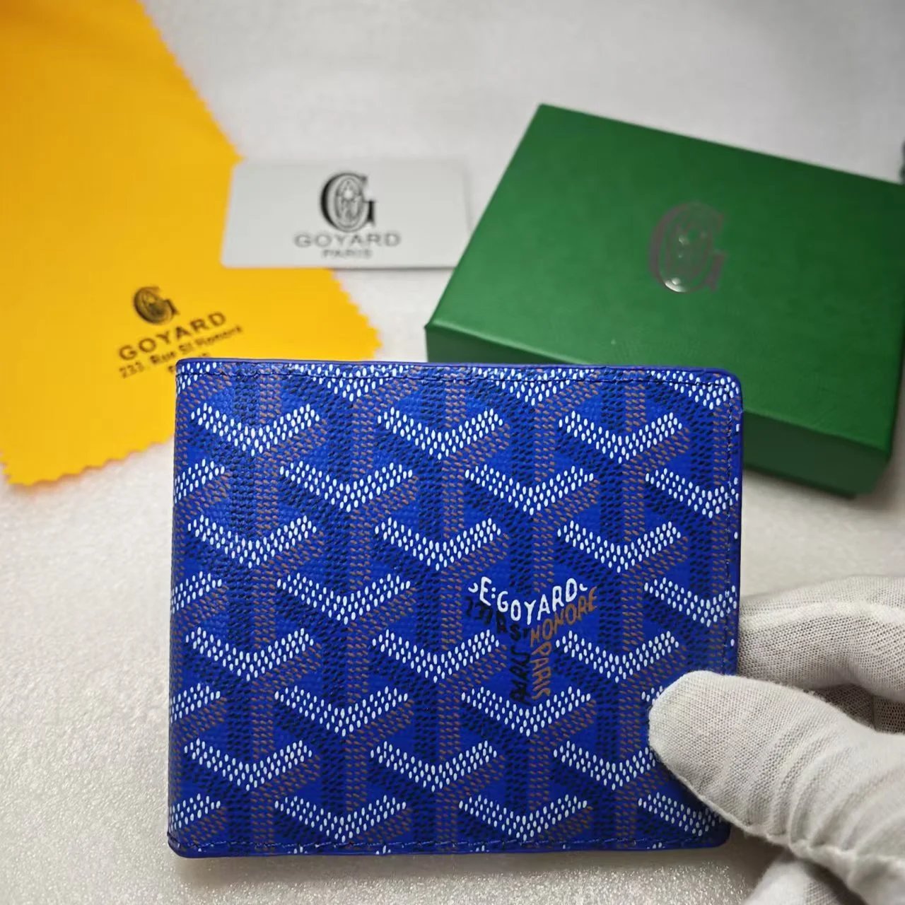 Goyard Saint Louis Red Chevron Print Short Wallet - 10