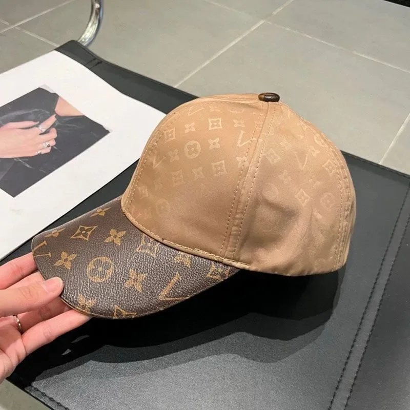 Louis Vuitton Monogram Baseball Cap Beige and Brown - 11