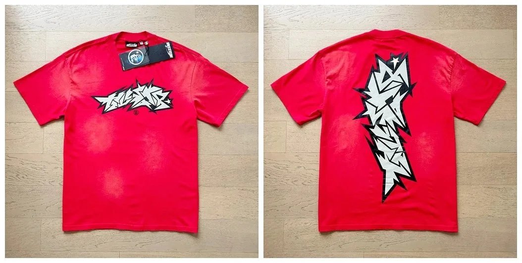 Letter Logo Print Washed T-Shirt photo 6