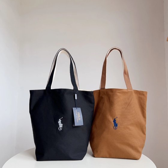 Ralph Double-Sided Printed Canvas Tote Bag