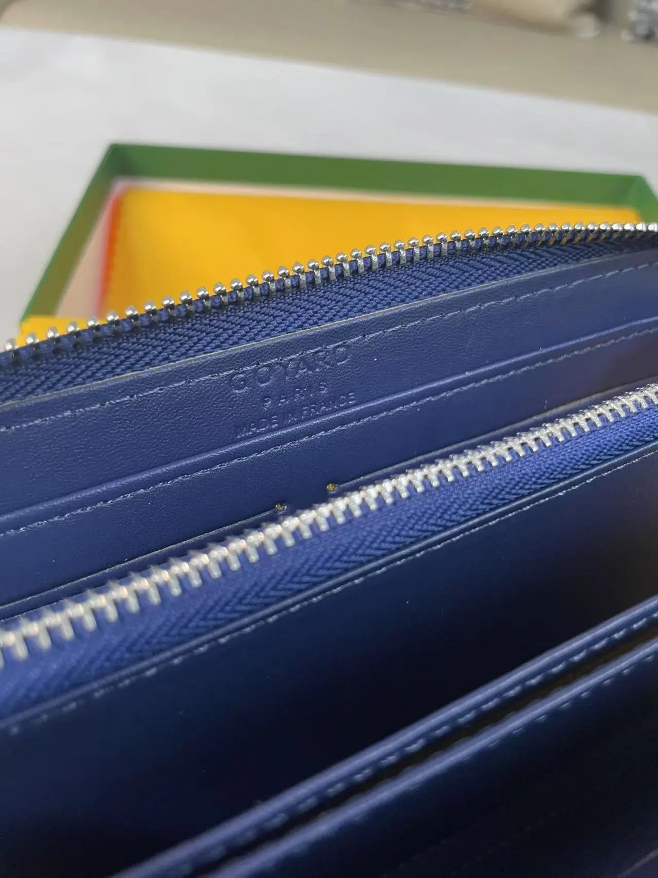 Goyard Saint-Louis Long Wallet Navy Blue Monogram Canvas - 5