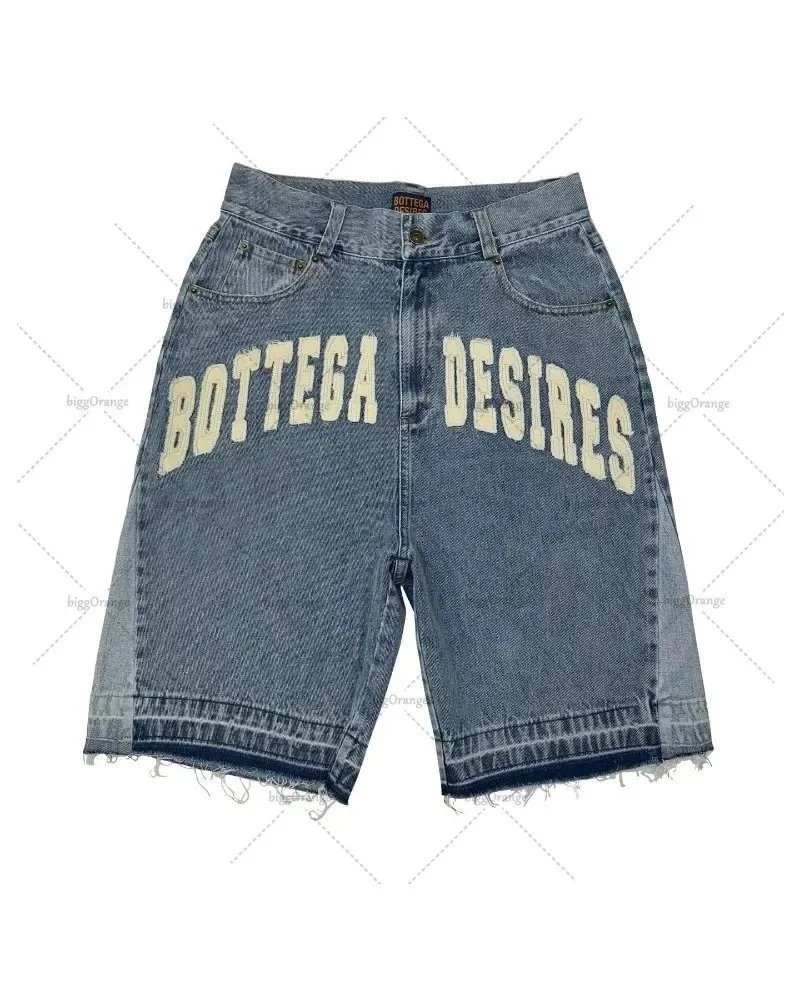 Retro Hollow Denim Sports Shorts photo 8