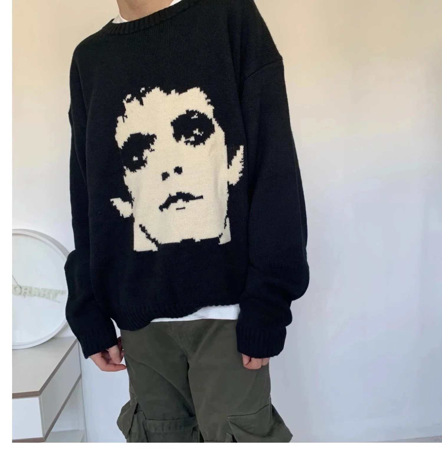 Autumn Winter Oversized Wool Sweater photo 8