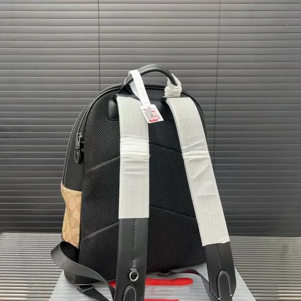 Coach Signature C-A-H Canvas Backpack Beige - 24