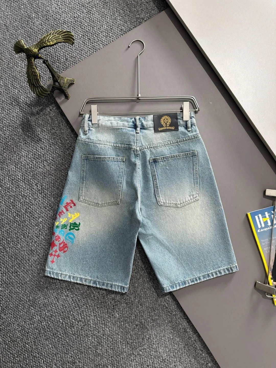 Chrome Hearts Stone Wash Denim Shorts photo 7