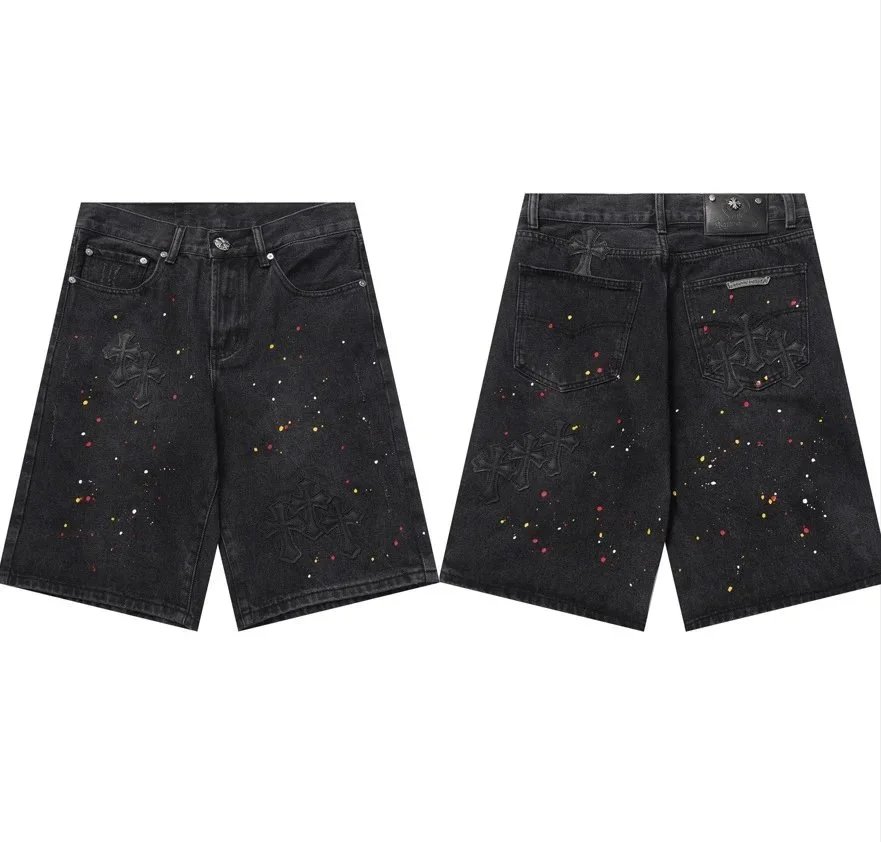 Chrome Hearts Vintage Wash Denim Shorts photo 8
