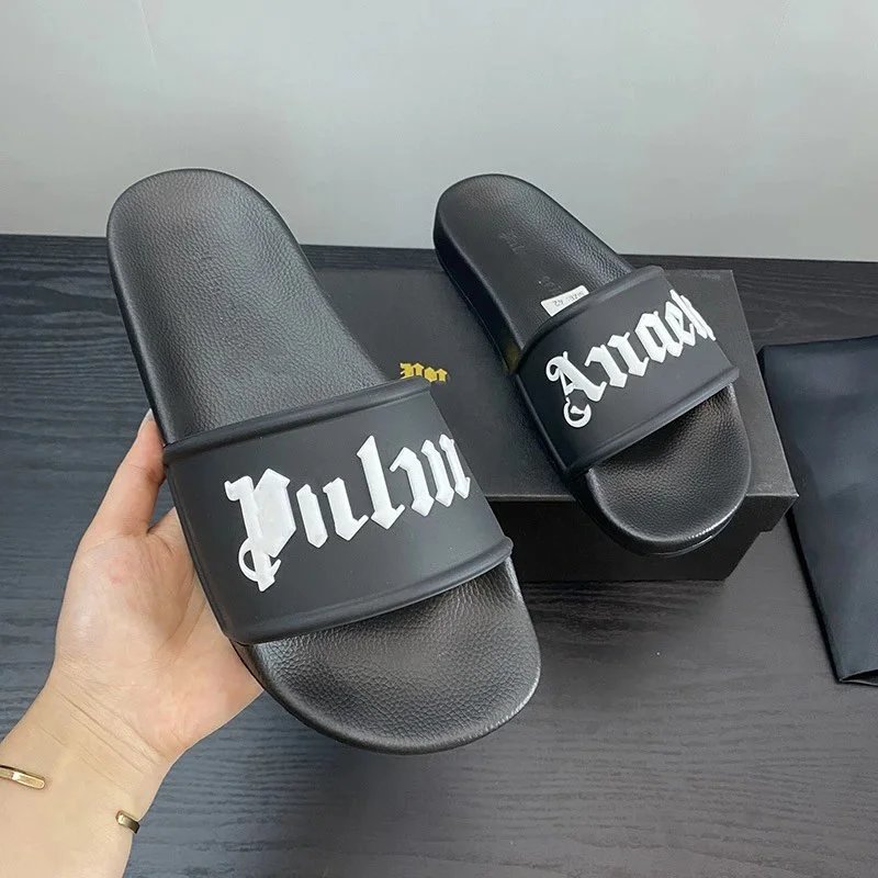 Pastel Letter Print Slippers photo 8